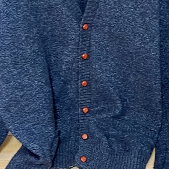 Robert Bruce Navy blue cardigan - Picture 3 of 4